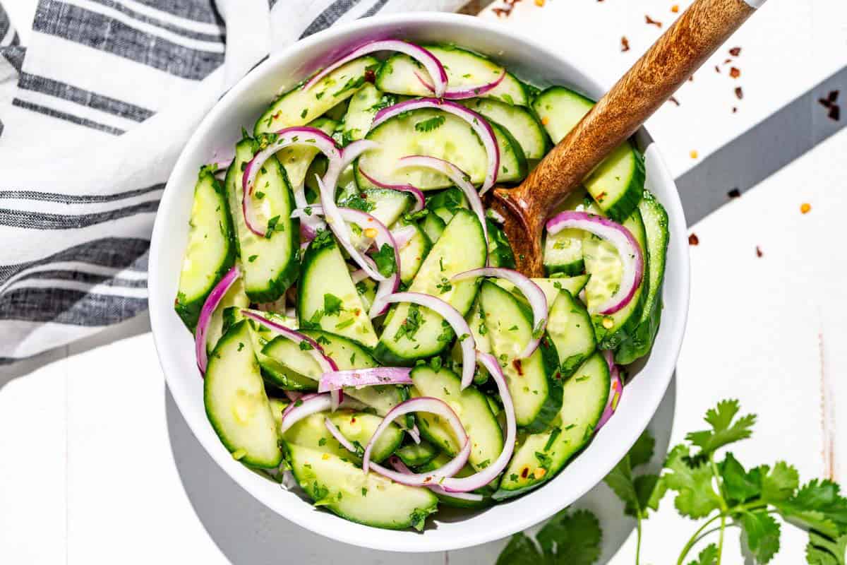 Recreate Top-Selling Asian Sweet & Sour Cucumber Salad at Home